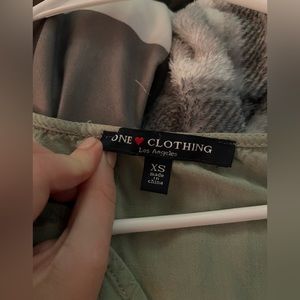 blouse crop top never worn except for trying on